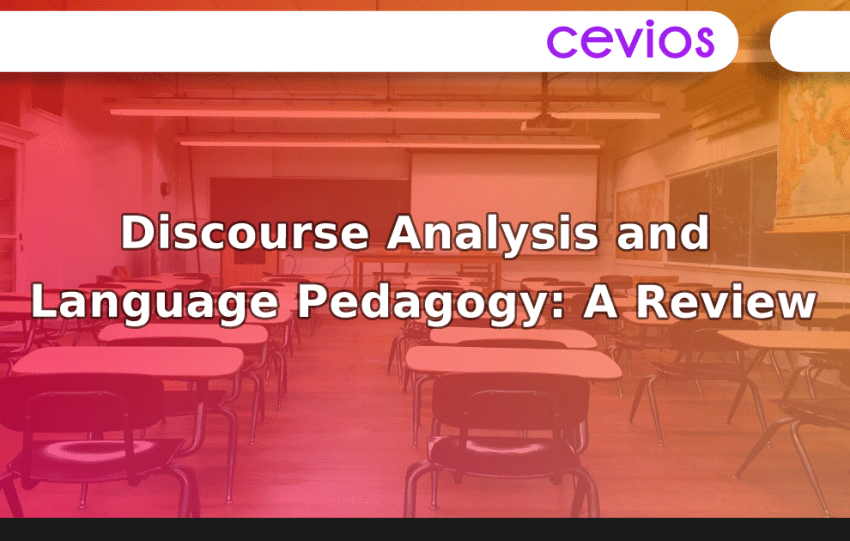 Discourse Analysis and Language Pedagogy A Review